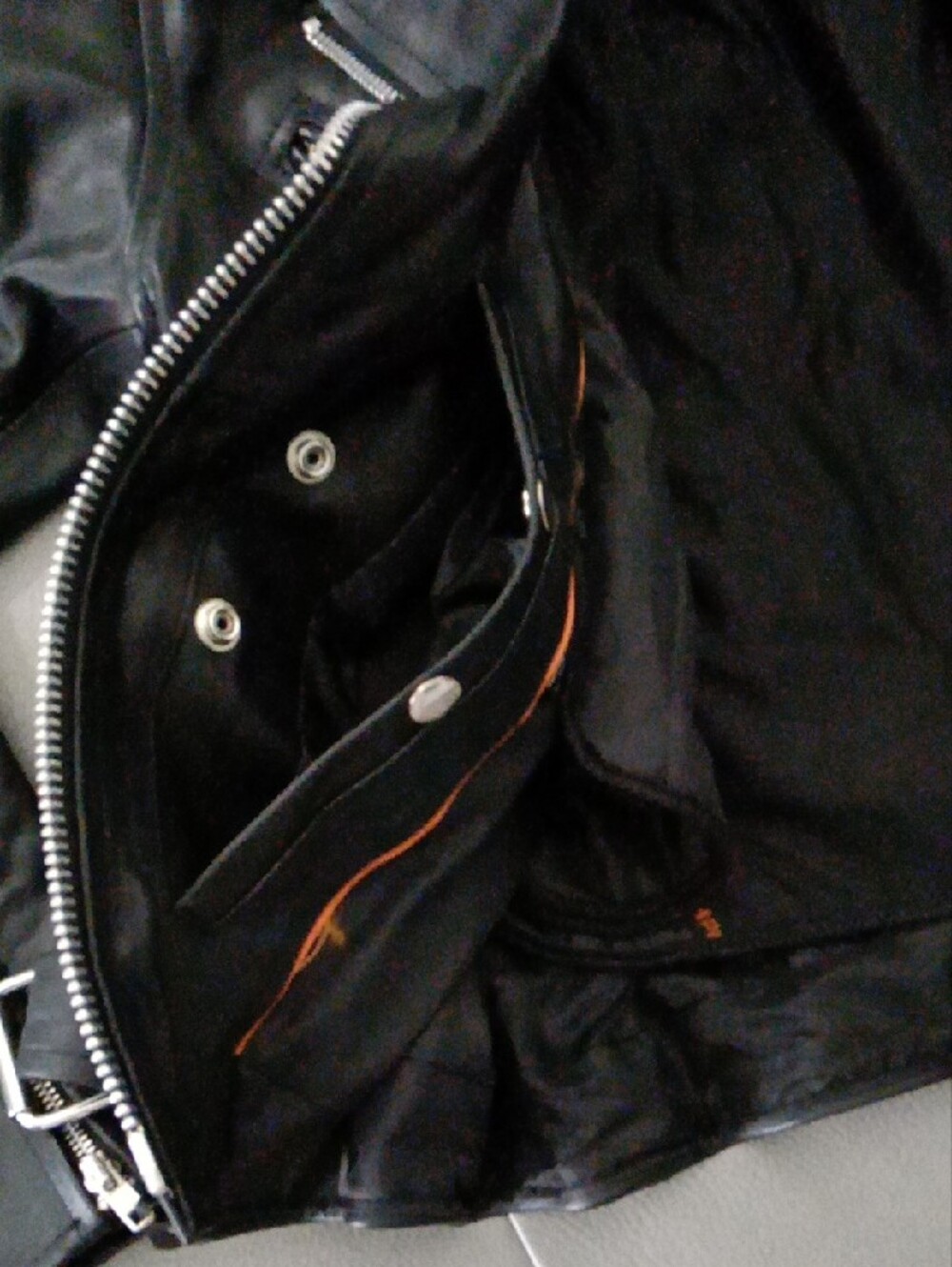 NEW Genuine Leather Ladies Motorcycle Jacket - Picture 4 of 6